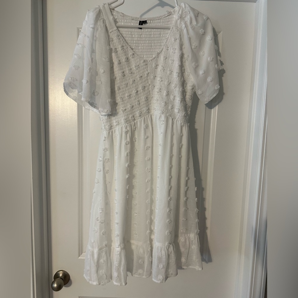 White Maternity dress